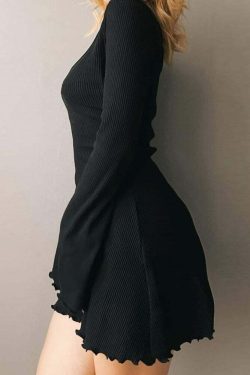 Soft Girl Y2K Flared A-line Dress - 90s Grunge, Retro Summer, Pastel Goth, Party Outfit