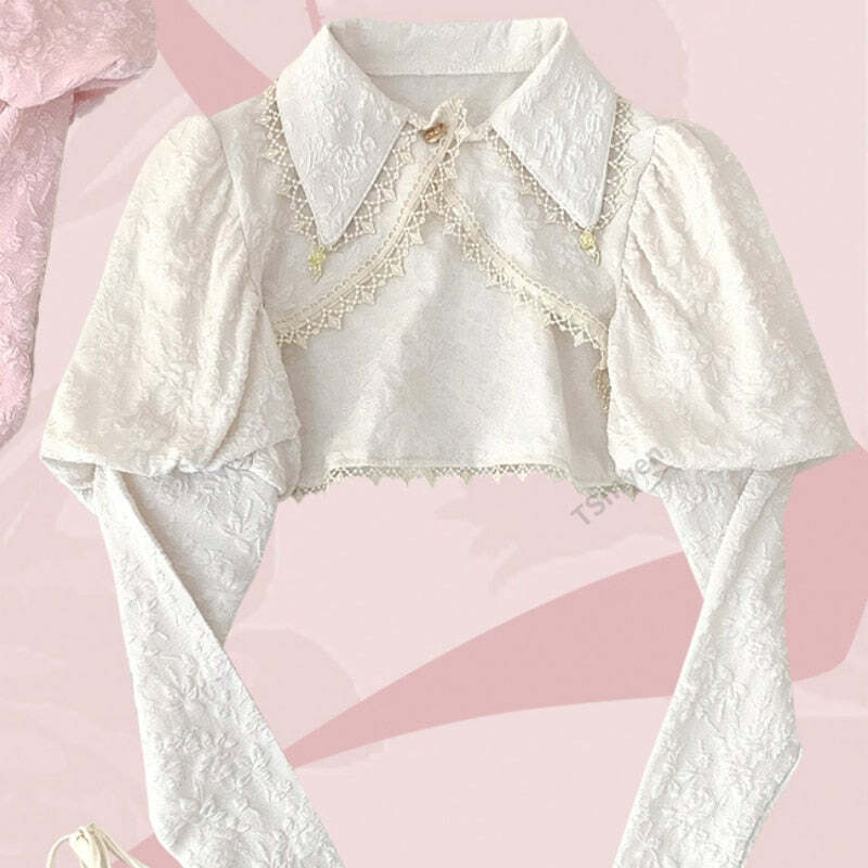 Soft Pink Sweet Lolita Skirt Set - Y2K Summer, 90s Grunge, Retro Pastel Goth, Y2K Party Outfit