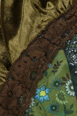 Soraya Patchwork Top - Y2K Summer Grunge, 90s Retro, Pastel Goth, Y2K Club & Party Outfits