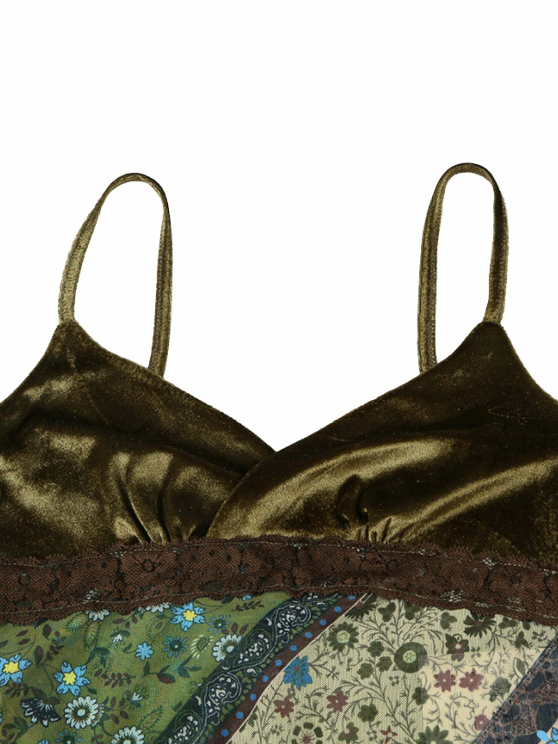 Soraya Patchwork Top - Y2K Summer Grunge, 90s Retro, Pastel Goth, Y2K Club & Party Outfits
