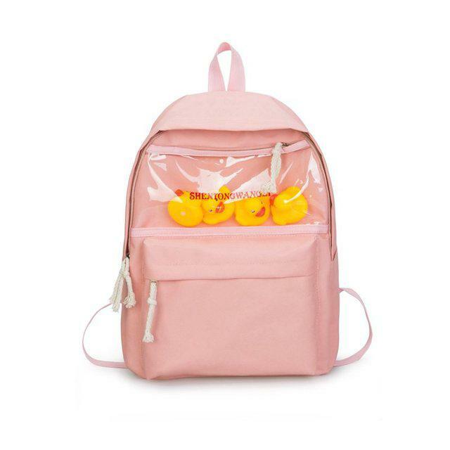 Sourpuff Duck Backpacks - Y2K Summer & 90s Grunge Fashion, Retro Style, Pastel Goth, Y2K