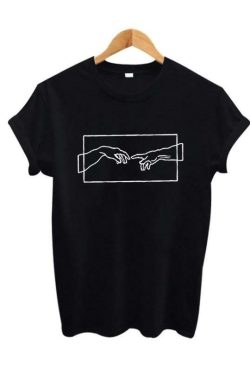 Sourpuff Just Hold On T-Shirt - Y2K Summer Grunge, 90s Retro, Baby Tees, Y2K Pop