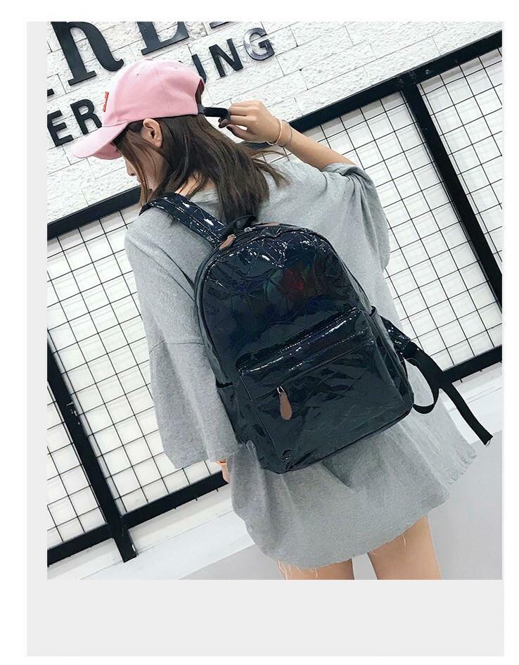 Sourpuff Laser Geometric Backpacks - Y2K Summer, 90s Grunge, Retro Style, Pastel Goth, Y2
