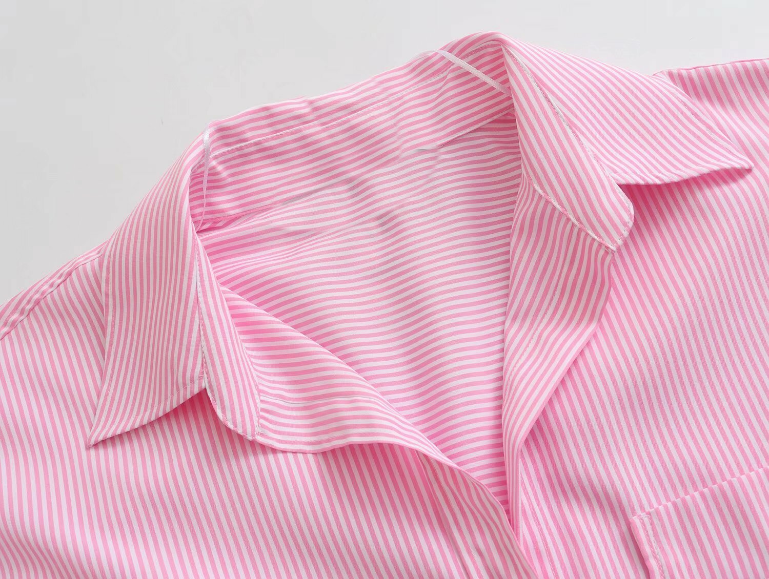 Stacy Striped Loose Shirt - Y2K Summer Grunge, 90s Retro, Pastel Goth, Y2K Club & Party Out