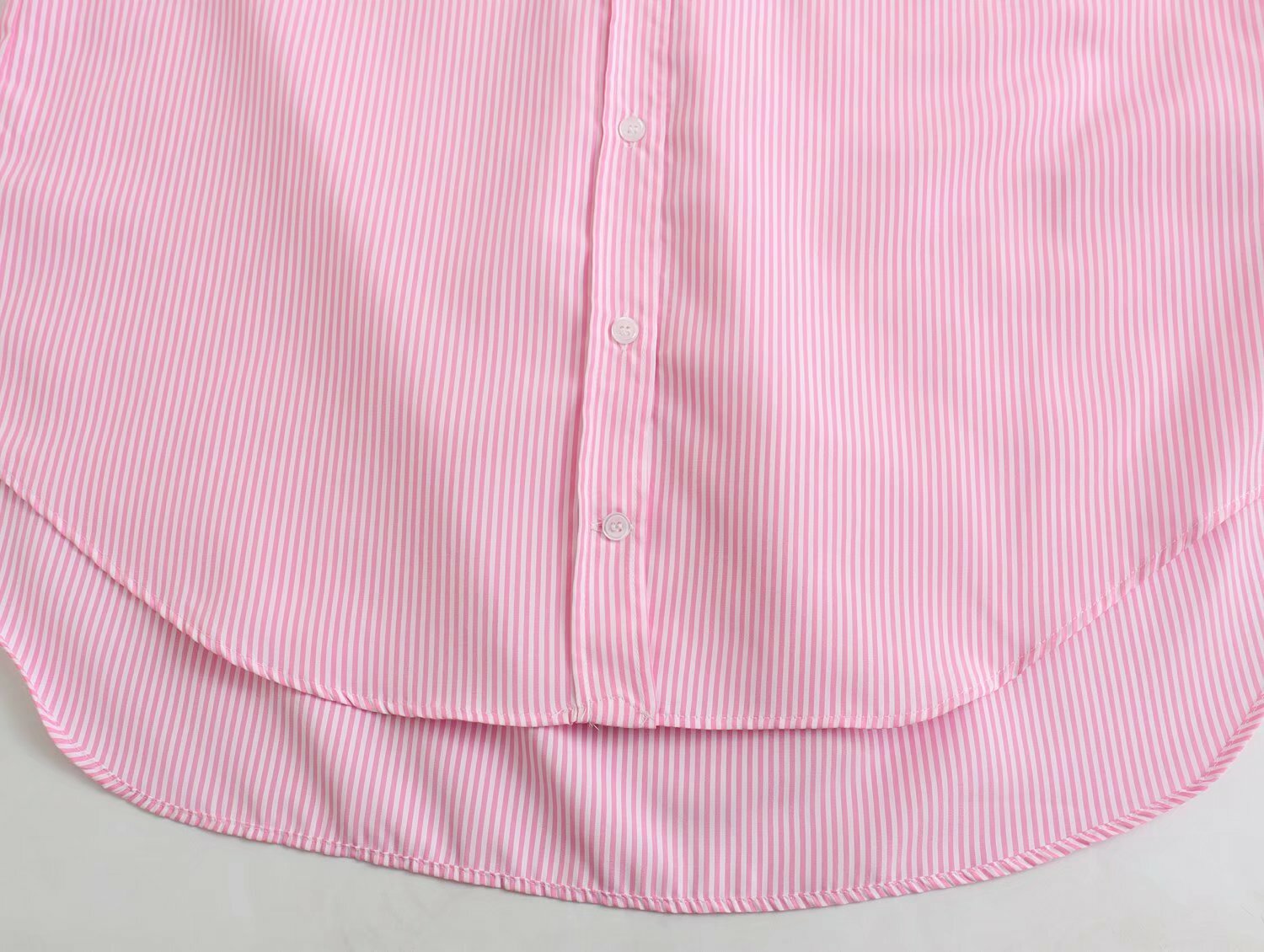 Stacy Striped Loose Shirt - Y2K Summer Grunge, 90s Retro, Pastel Goth, Y2K Club & Party Out