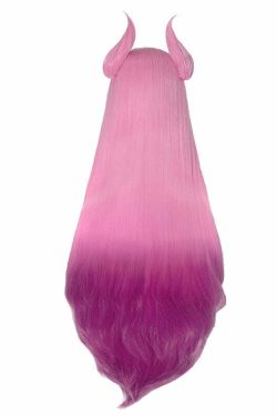 Star Guardian Kaisa Cosplay Wig - 100cm Pink Hair, Y2K Grunge, 90s Retro, Pastel Goth Style