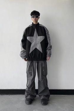 Star Jacket Y2K - Retro 90s Grunge, Summer Y2K Outfits, Popstar & Club Fashion, Gothic Y2K