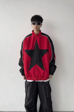 Star Jacket Y2K - Retro 90s Grunge, Summer Y2K Outfits, Popstar & Club Fashion, Gothic Y2K