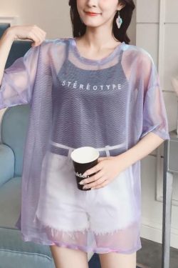 Stereotype Y2K Two-Piece Shirt - 90s Grunge, Retro Summer, Pastel Goth, Y2K Party Outfit