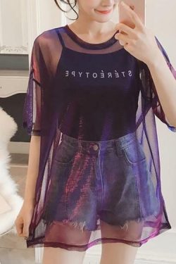 Stereotype Y2K Two-Piece Shirt - 90s Grunge, Retro Summer, Pastel Goth, Y2K Party Outfit