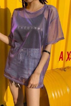 Stereotype Y2K Two-Piece Shirt - 90s Grunge, Retro Summer, Pastel Goth, Y2K Party Outfit