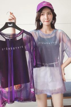 Stereotype Y2K Two-Piece Shirt - 90s Grunge, Retro Summer, Pastel Goth, Y2K Party Outfit