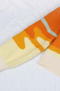 Sunny Vintage Cardigan - Y2K Summer & 90s Grunge Outfit, Retro Y2K Fashion for Women