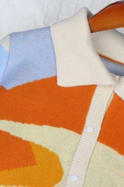 Sunny Vintage Cardigan - Y2K Summer & 90s Grunge Outfit, Retro Y2K Fashion for Women