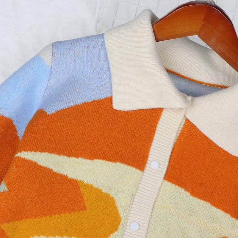 Sunny Vintage Cardigan - Y2K Summer & 90s Grunge Outfit, Retro Y2K Fashion for Women