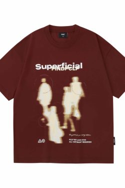 Superficial Tee - Y2K Summer Grunge, 90s Retro, Pastel Goth, Y2K Club & Party Outfits