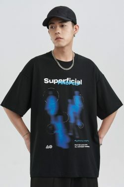 Superficial Tee - Y2K Summer Grunge, 90s Retro, Pastel Goth, Y2K Club & Party Outfits