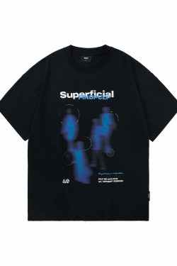 Superficial Tee - Y2K Summer Grunge, 90s Retro, Pastel Goth, Y2K Club & Party Outfits