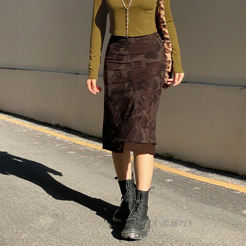 Susanna Mesh Midi Skirt - Y2K Summer, 90s Grunge, Retro Style, Y2K Party & Club Outfits