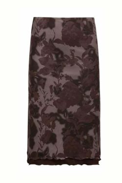 Susanna Mesh Midi Skirt - Y2K Summer, 90s Grunge, Retro Style, Y2K Party & Club Outfits