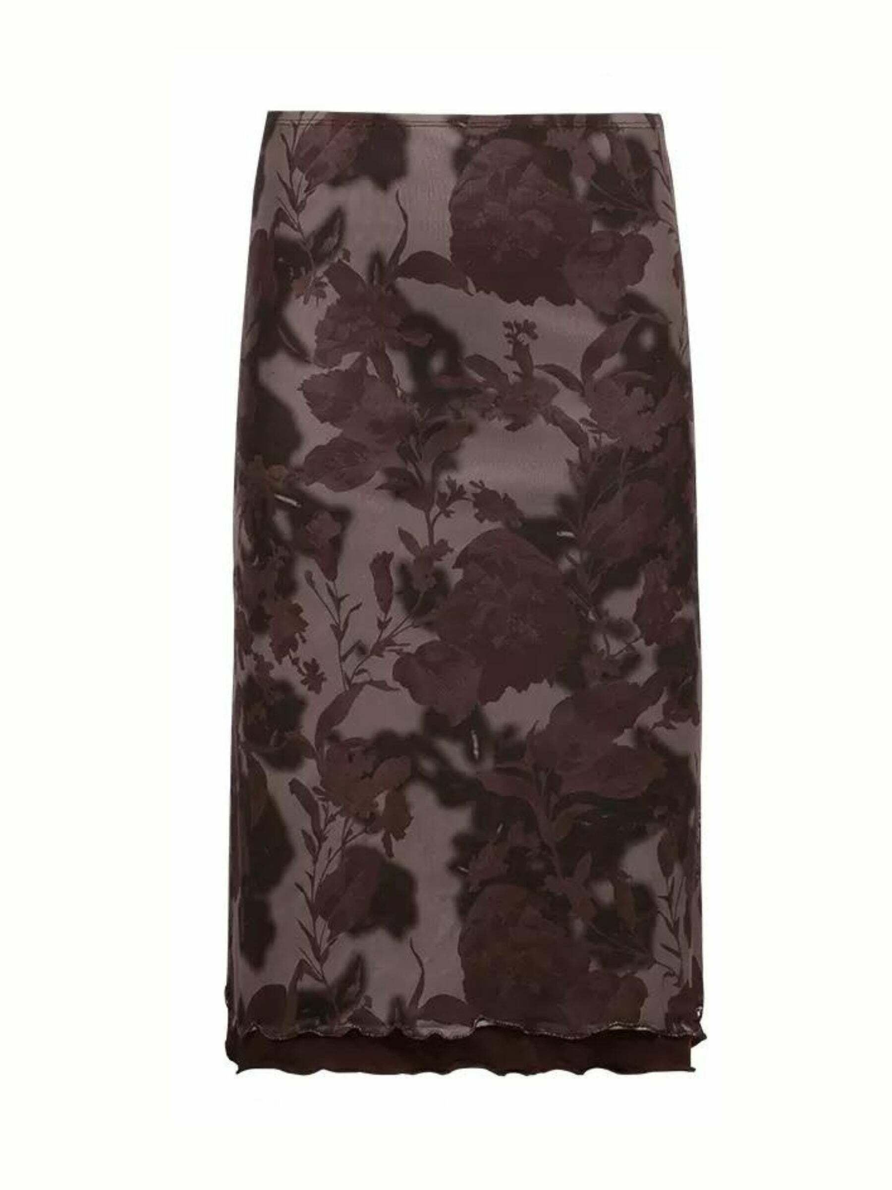 Susanna Mesh Midi Skirt - Y2K Summer, 90s Grunge, Retro Style, Y2K Party & Club Outfits