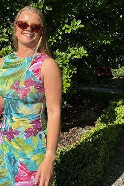 Syncere Printed Maxi Dress - Y2K Summer, 90s Grunge, Retro Style, Y2K Party & Club Outfits