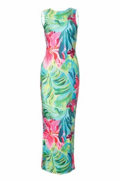Syncere Printed Maxi Dress - Y2K Summer, 90s Grunge, Retro Style, Y2K Party & Club Outfits