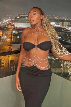 Taelyn Chain Maxi Dress - Y2K Summer, 90s Grunge, Retro Style, Y2K Party & Club Outfits
