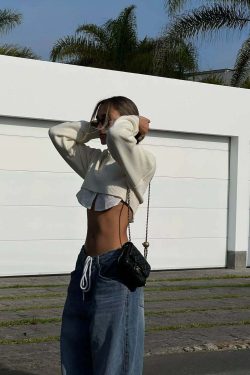 Taliah Crop Sweater - Y2K Summer Grunge, 90s Retro, Pastel Goth, Y2K Party & Club Out