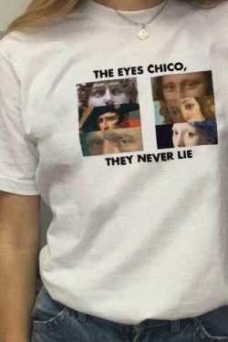 The Eyes Chico T-Shirt - Y2K Summer Grunge 90s Retro Fashion, Baby Tees, Y2K Club Outfits