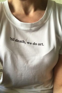 Til Death We Do Art Shirt - Y2K Grunge, 90s Fashion, Retro Summer & Party Outfits