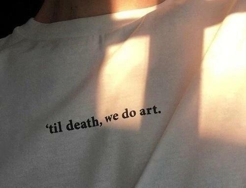 Til Death We Do Art Shirt - Y2K Grunge, 90s Fashion, Retro Summer & Party Outfits