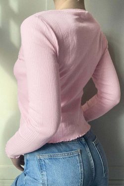 Tina Long Sleeve Top - Y2K Summer Grunge, 90s Fashion, Retro Style, Y2K Party & Club Outfits