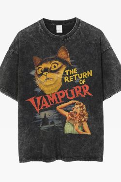 Vampurr T-Shirt - Y2K Summer Grunge, 90s Retro, Gothic Y2K, Baby Tees, Y2K