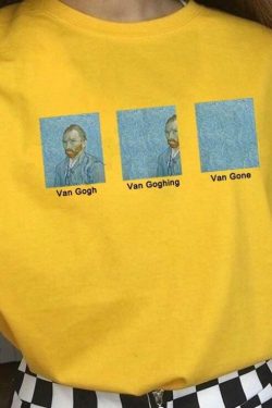 VAN GONE T-SHIRT - Y2K Summer Grunge, 90s Retro, Pastel Goth, Y2K Popstar
