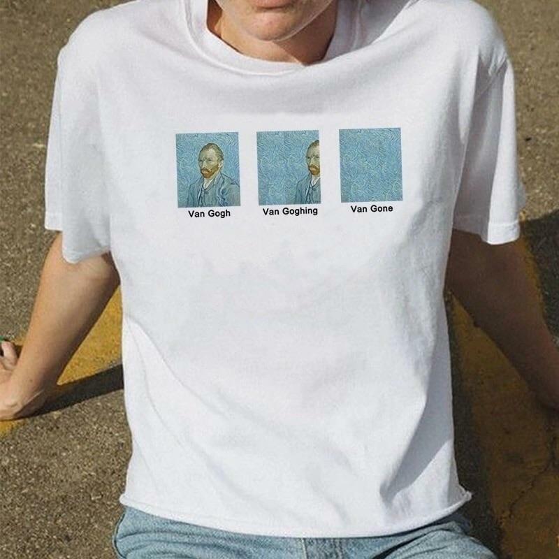 VAN GONE T-SHIRT - Y2K Summer Grunge, 90s Retro, Pastel Goth, Y2K Popstar