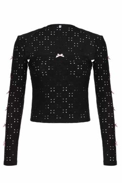 Vella Long Sleeve Top Set - Y2K Summer, 90s Grunge, Retro, Pastel Goth, Y2K Party Outfits