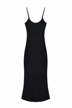 Verna Basic Maxi Dress - Y2K Summer Outfit, 90s Fashion, Grunge, Retro Style, Y2K Party Look