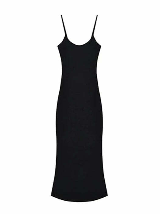 Verna Basic Maxi Dress - Y2K Summer Outfit, 90s Fashion, Grunge, Retro Style, Y2K Party Look