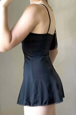 Vida Mini Dress with Bow Detail - Y2K Summer Outfit, 90s Fashion, Grunge, Retro Style