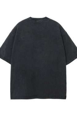 Vintage 90s Grunge Oversize Tee - Y2K Summer Outfit, Retro Style, Y2K Club & Party Fashion