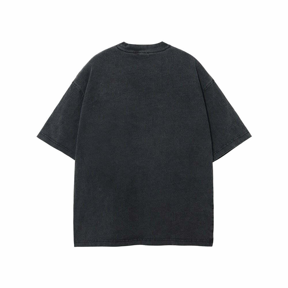 Vintage 90s Grunge Oversize Tee - Y2K Summer Outfit, Retro Style, Y2K Club & Party Fashion
