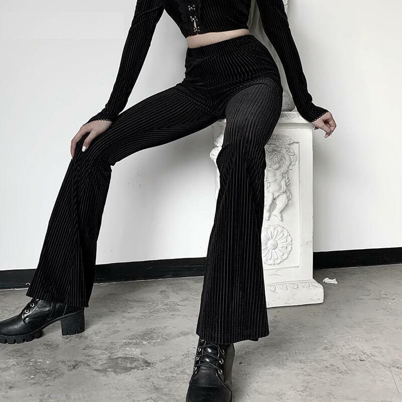 Vintage Black Cargo Pants - Y2K Summer Grunge Outfit, 90s Fashion, Retro Style, Y2K Club