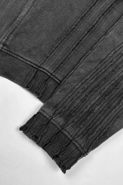 Vintage Black Oversized Hoodie - Y2K Grunge, 90s Fashion, Retro Style, Y2K Summer Outfits