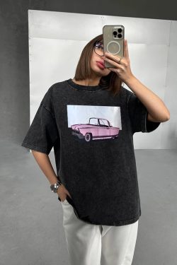 Vintage Car Shirt - Y2K Summer Retro 90s Grunge Outfit, Y2K Fashion, Y2K Club Party Top