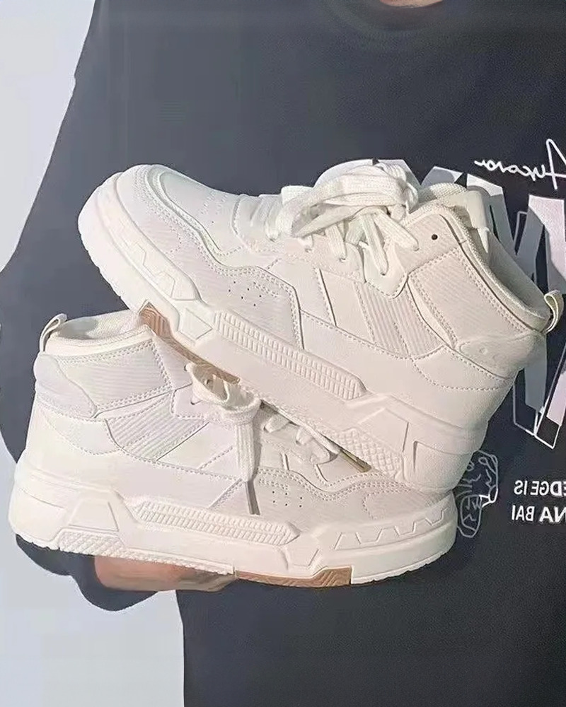 Vintage High Top Sneakers for Women - Y2K Summer, 90s Grunge, Retro Hip Hop Fashion