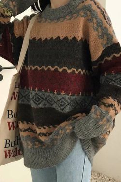 Vintage Indie Sweater - Y2K Summer, 90s Grunge, Retro 70s, Pastel Goth, Y2K Club &