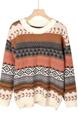 Vintage Indie Sweater - Y2K Summer, 90s Grunge, Retro 70s, Pastel Goth, Y2K Club &
