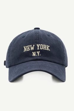 Vintage New York Cap - Y2K Summer, 90s Grunge, Retro Hip Hop, Pastel Goth, Y2K Popstar Style