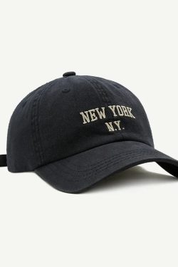 Vintage New York Cap - Y2K Summer, 90s Grunge, Retro Hip Hop, Pastel Goth, Y2K Popstar Style